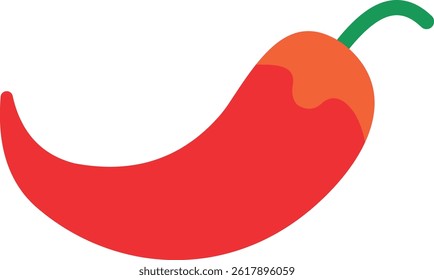 Red chili pepper icon vector design