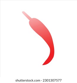 diseño del logo del vector del chile rojo