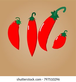 Red chili peppers