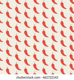 Red chili pop pattern.