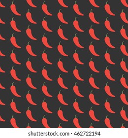 Red chili pop pattern.
