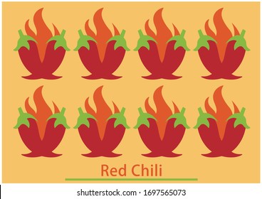 Red chill for Logo or background.