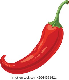 "Red Chilli Art" showcases a bold and spicy illustration of a red chili pepper, perfect for culinary designs, spice-themed projects, and food-related artwork.