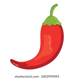 red chilli pepper vector isolated