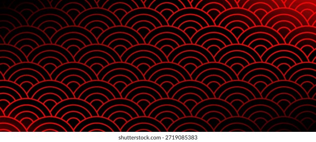 Fondo chino rojo para la celebración de año nuevo. fondo de patrón rojo abstracto.