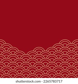 red chinese background for new years day