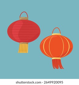 Linternas chinas rojas para el Año Nuevo chino, Festival de mediados de otoño y otras fiestas chinas. Fondo tradicional oriental de lujo moderno para la cubierta, tarjeta de felicitación, Anuncio de la celebración, cartel. 