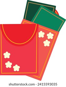 Red Chinese Money Envelope Illustration