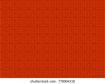red chinese oriental pattern 