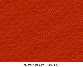 red chinese oriental pattern 