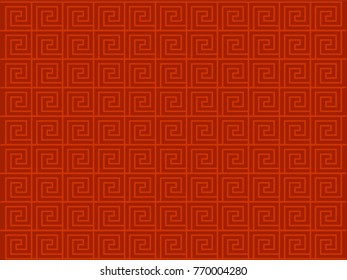 red chinese oriental pattern 