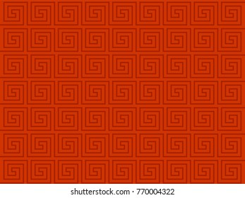 red chinese oriental pattern 