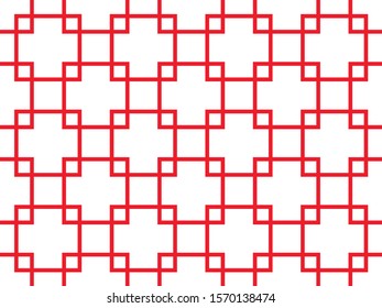 red chinese pattern seamless for backdrop, background and decoration
