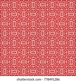 red chinese seamless pattern