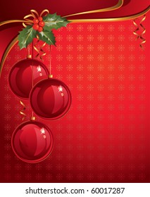 red christmas  backdrop