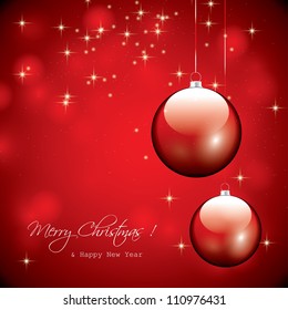 Red christmas background