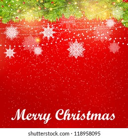 Red Christmas background