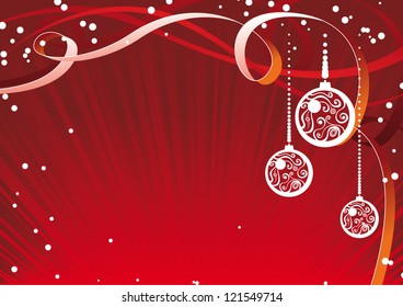 red Christmas background