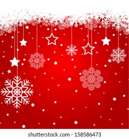 Red Christmas background