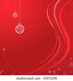 Red christmas background