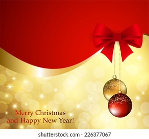 Red Christmas background