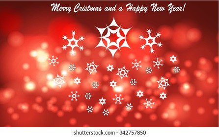 Red Christmas background