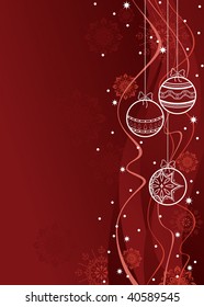 Red Christmas Background