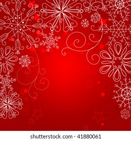 Red christmas background