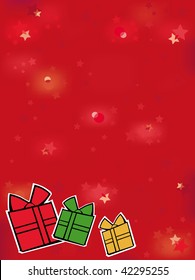 Red Christmas background