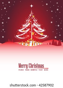 Red Christmas Background