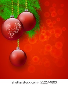 Red Christmas background