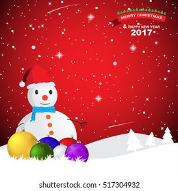 Red Christmas background