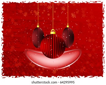 Red Christmas background