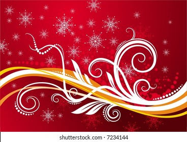 Red christmas background