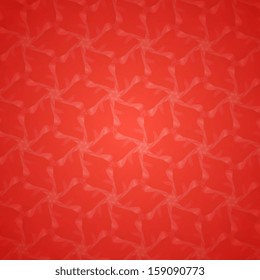 Red Christmas Background. Abstract beautiful floral seamless pattern. Red Seamless Colorful Retro Pattern. Abstract retro geometric pattern with flowers. Vector Illustration. Eps 10