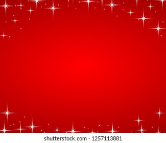 Red Christmas background with highlights 