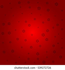 Red Christmas background with paper snowflakes eps10
