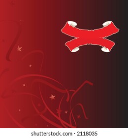 a red christmas background with room for information