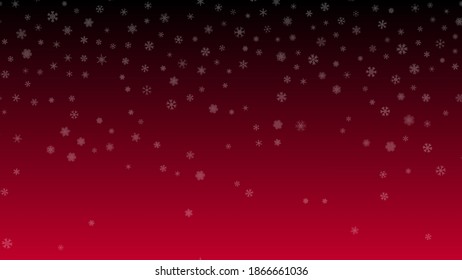 Red Christmas background snow illustration xmas winter decoration. season design