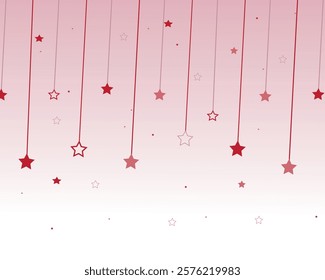  red christmas background with snowflakes, pink background