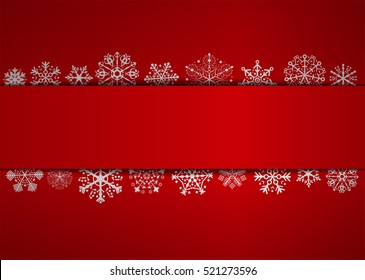 red christmas background with space