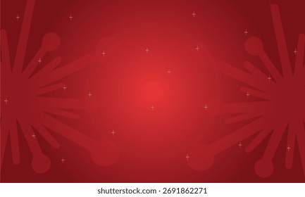 Red Christmas background with subtle snowflakes. Festive red background featuring faint snowflake patterns, perfect for Christmas designs, holiday greeting cards, or seasonal marketing materials.
