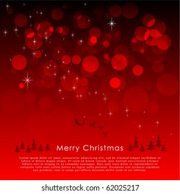 Red Christmas Background Vector