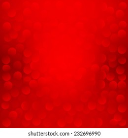 Red Christmas background. Vector EPS 10.