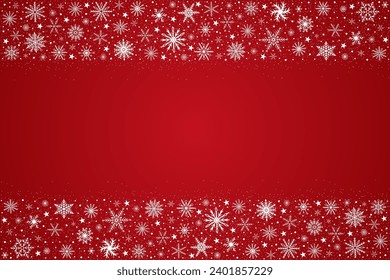 Fondo de Navidad roja. EPS10 vectores.