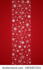 Red Christmas background. Vector EPS10.