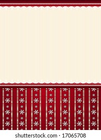 red  christmas background, vector illustration
