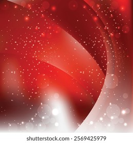 Red Christmas Background Vector Illustration