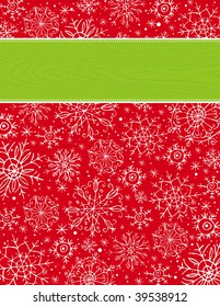 red christmas background, vector illustration
