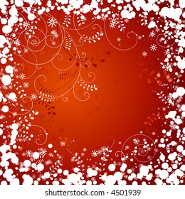 red christmas background,vector illustration